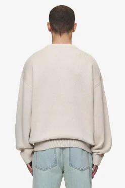 Pegador Sweaters|Knitwear|Logo Oversized Knit Sweater Light Beige