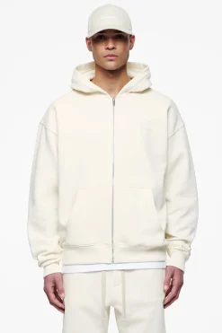 Pegador Hoodies|Zip Hoodies|Logo Oversized Sweat Jacket Gum Vintage washed unbleached