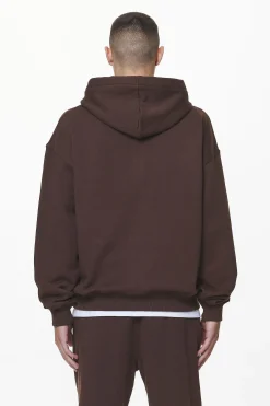 Pegador Hoodies|Zip Hoodies|Logo Oversized Sweat Jacket Gum Washed oak brown