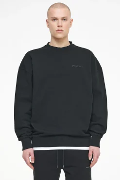Pegador Sweaters|Logo Oversized Sweater Gum Vintage washed black ink
