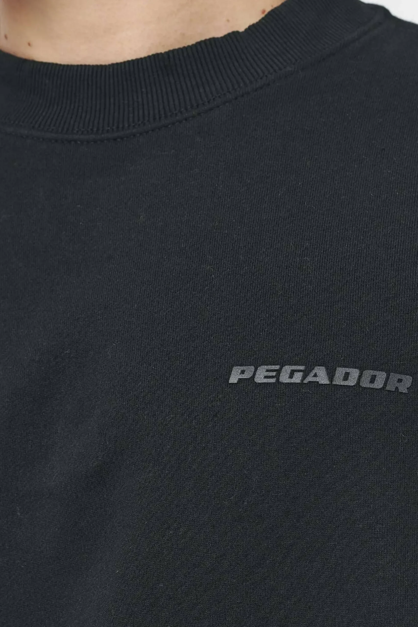 Pegador Sweaters|Logo Oversized Sweater Gum Vintage washed black ink