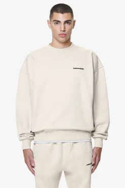 Pegador Sweaters|Logo Oversized Sweater Gum Washed dust cream