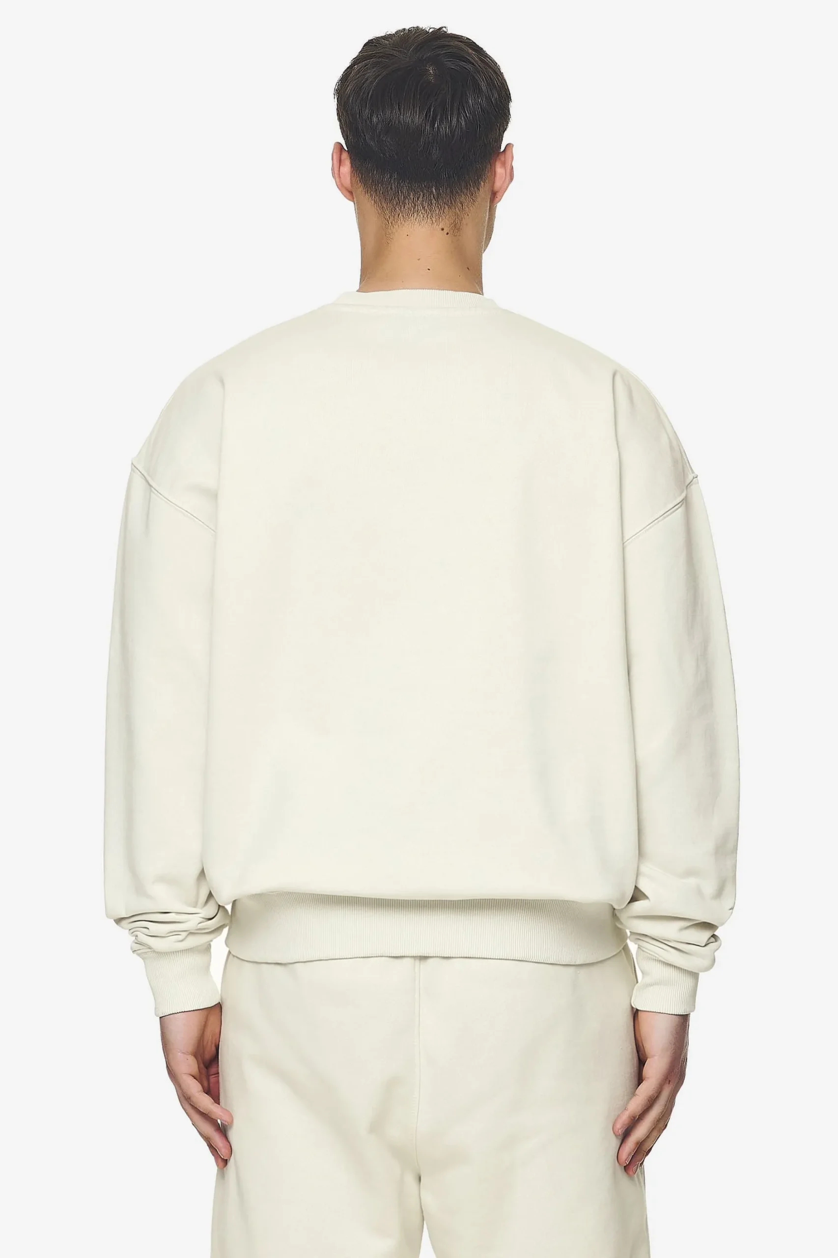 Pegador Sweaters|Logo Oversized Sweater Black Gum Washed salty cream
