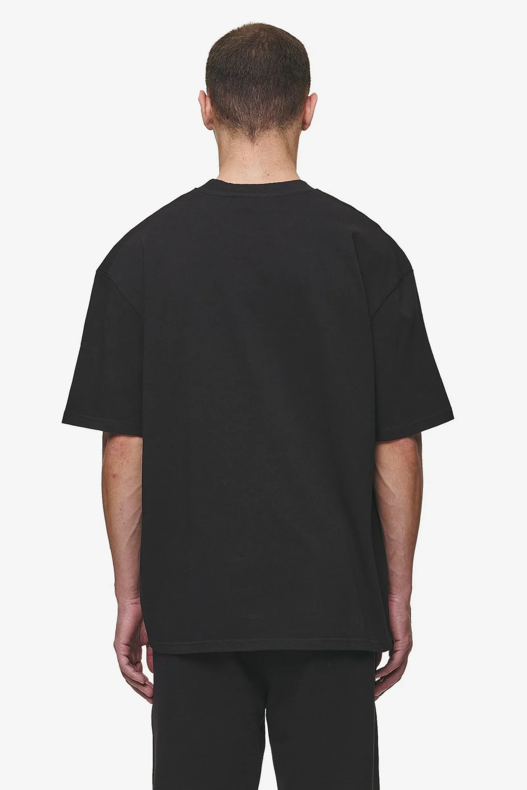 Pegador Tees|Logo Oversized Tee Washed Black