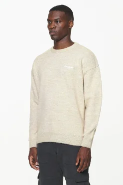 Pegador Sweaters|Knitwear|Logo Shaggy Knit Sweater Kingdom Beige