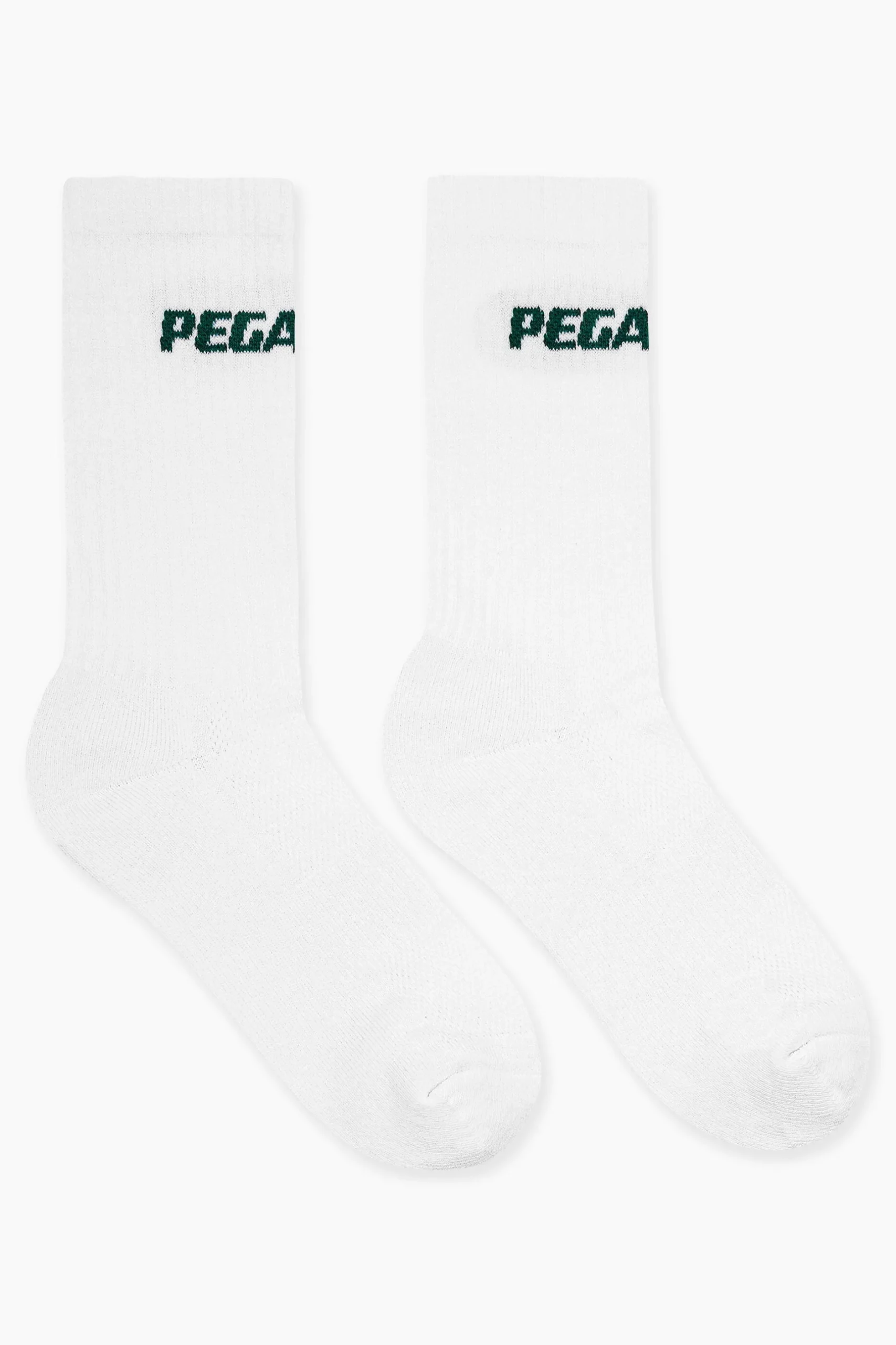 Pegador Socks|Socks|Logo Socks White Pine Green