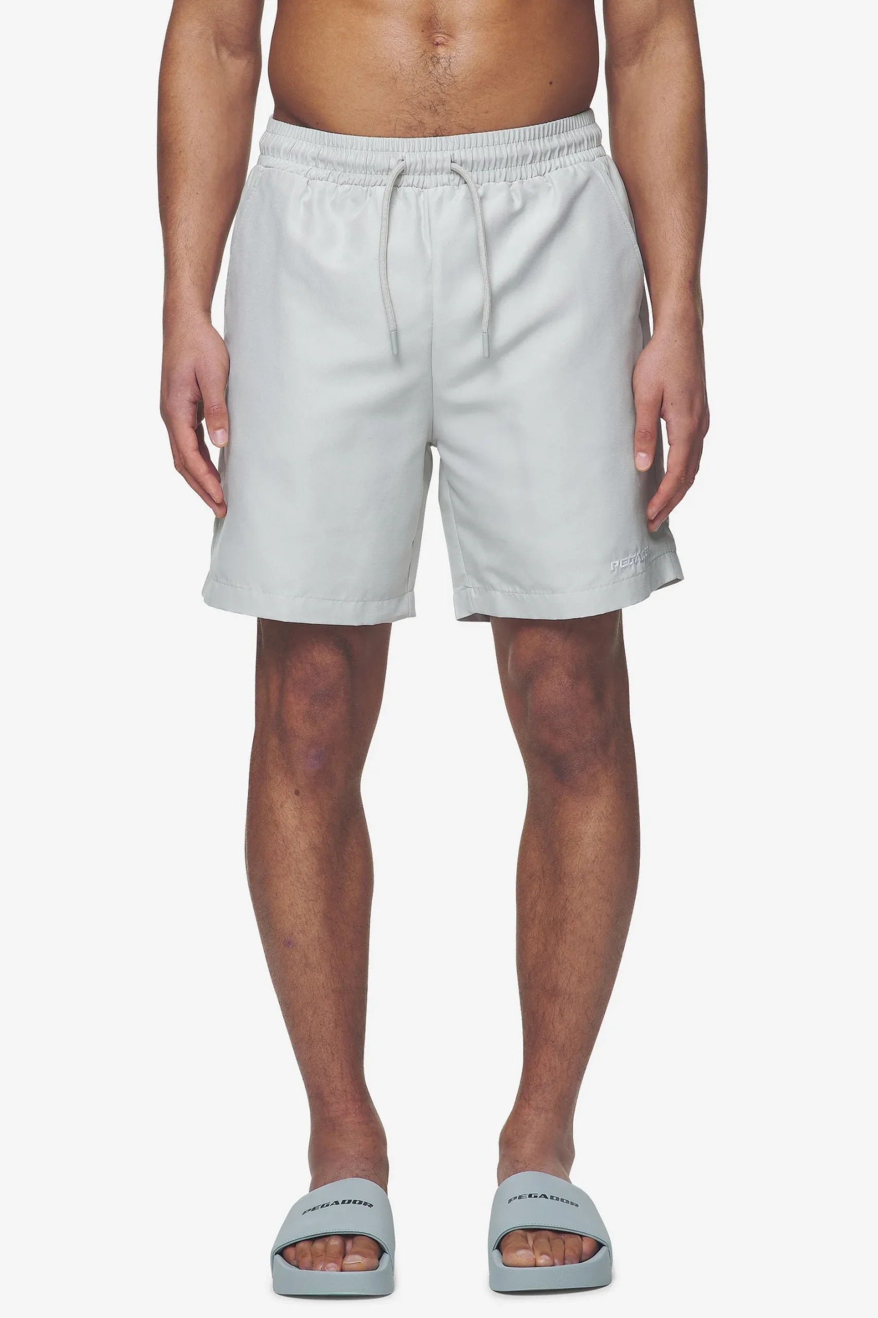 Pegador Swim Shorts|Logo Swim Shorts Pearl grey