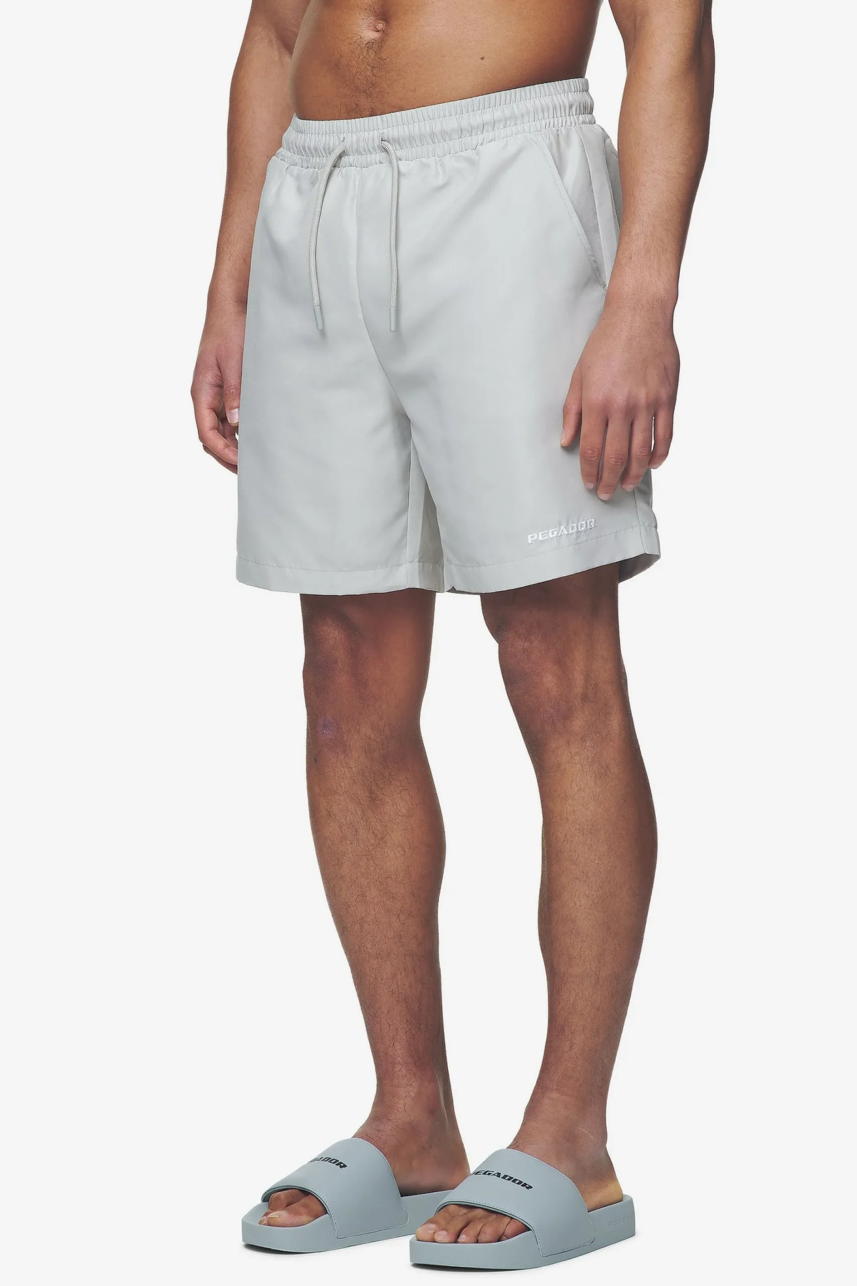 Pegador Swim Shorts|Logo Swim Shorts Pearl grey