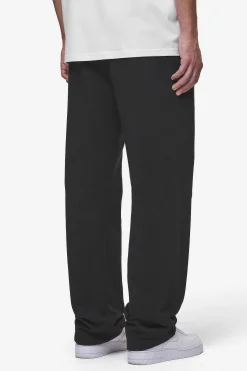 Pegador Pants & Joggers|Logo Wide Sweat Pants Washed Black
