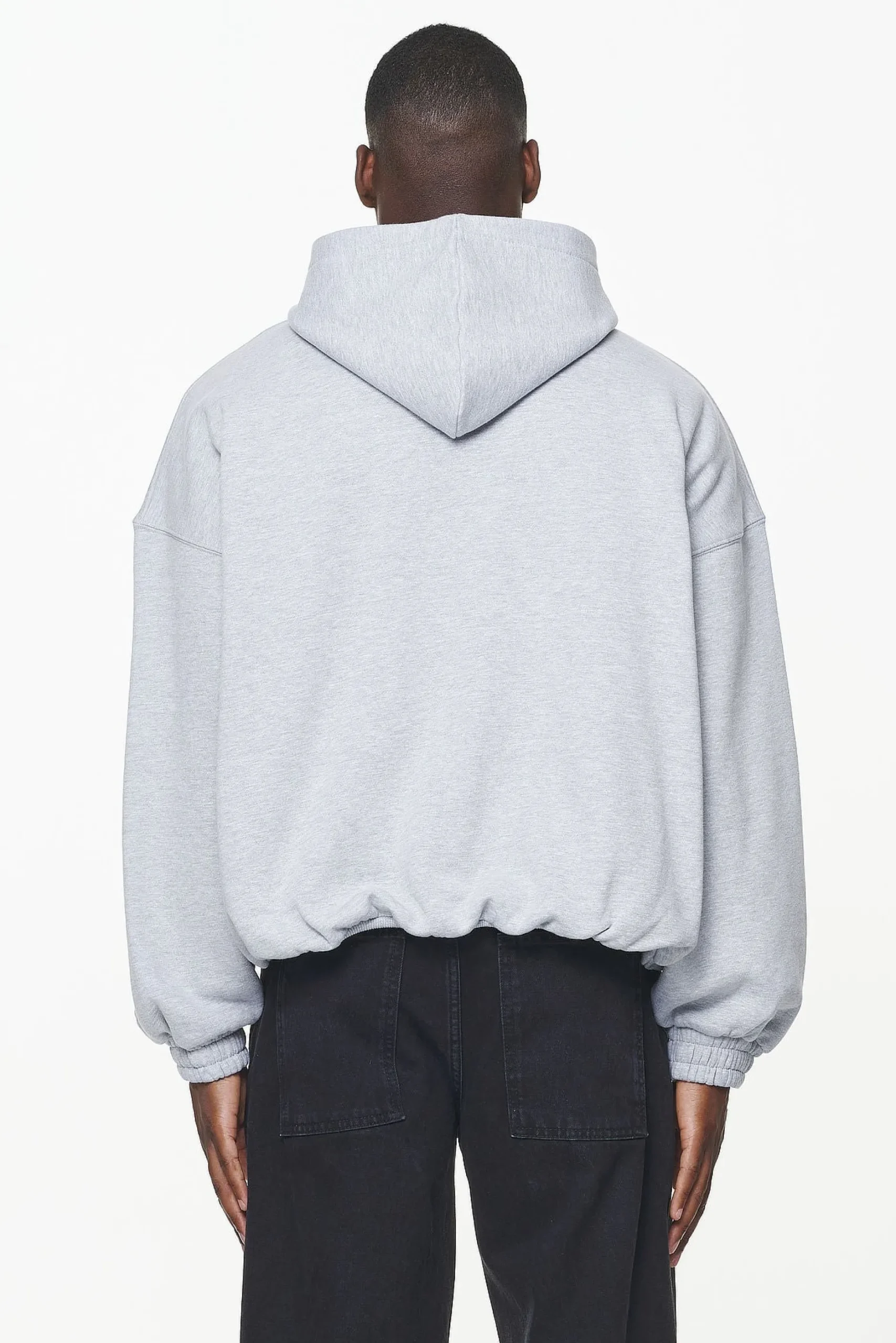 Pegador Hoodies|Loom Loose Hoodie Grey Melange