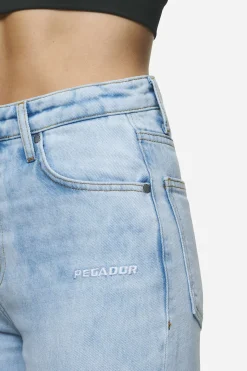 Pegador Jeans|Lora Wide Leg Jeans Washed Light Blue