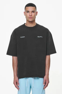 Pegador Tees|Lorna Boxy Tee Vintage Black