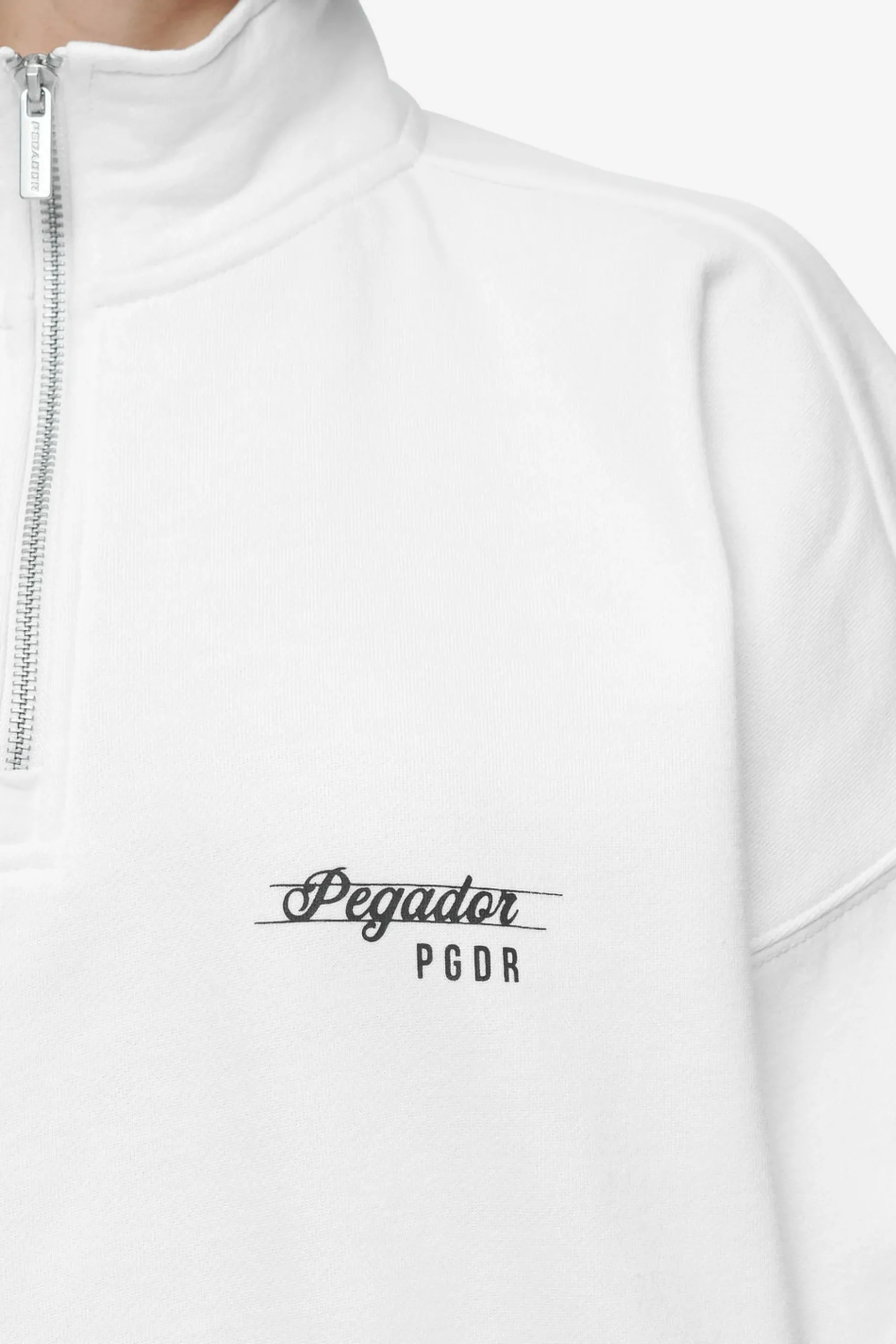 Pegador Sweaters|Luz Oversized Halfzip Sweater White