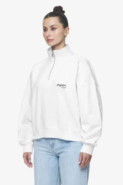 Pegador Sweaters|Luz Oversized Halfzip Sweater White