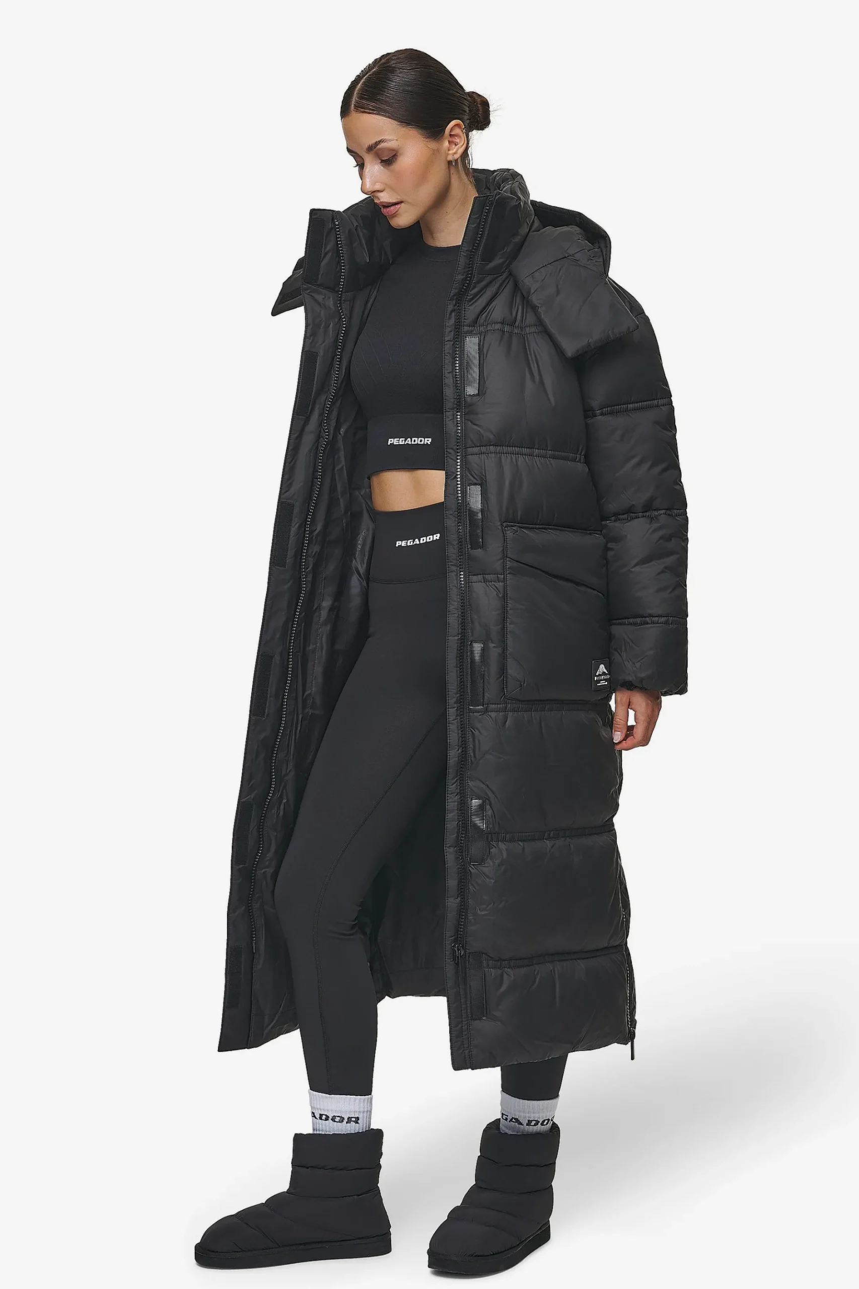 Pegador Jackets|Lynn Puffer Coat Black