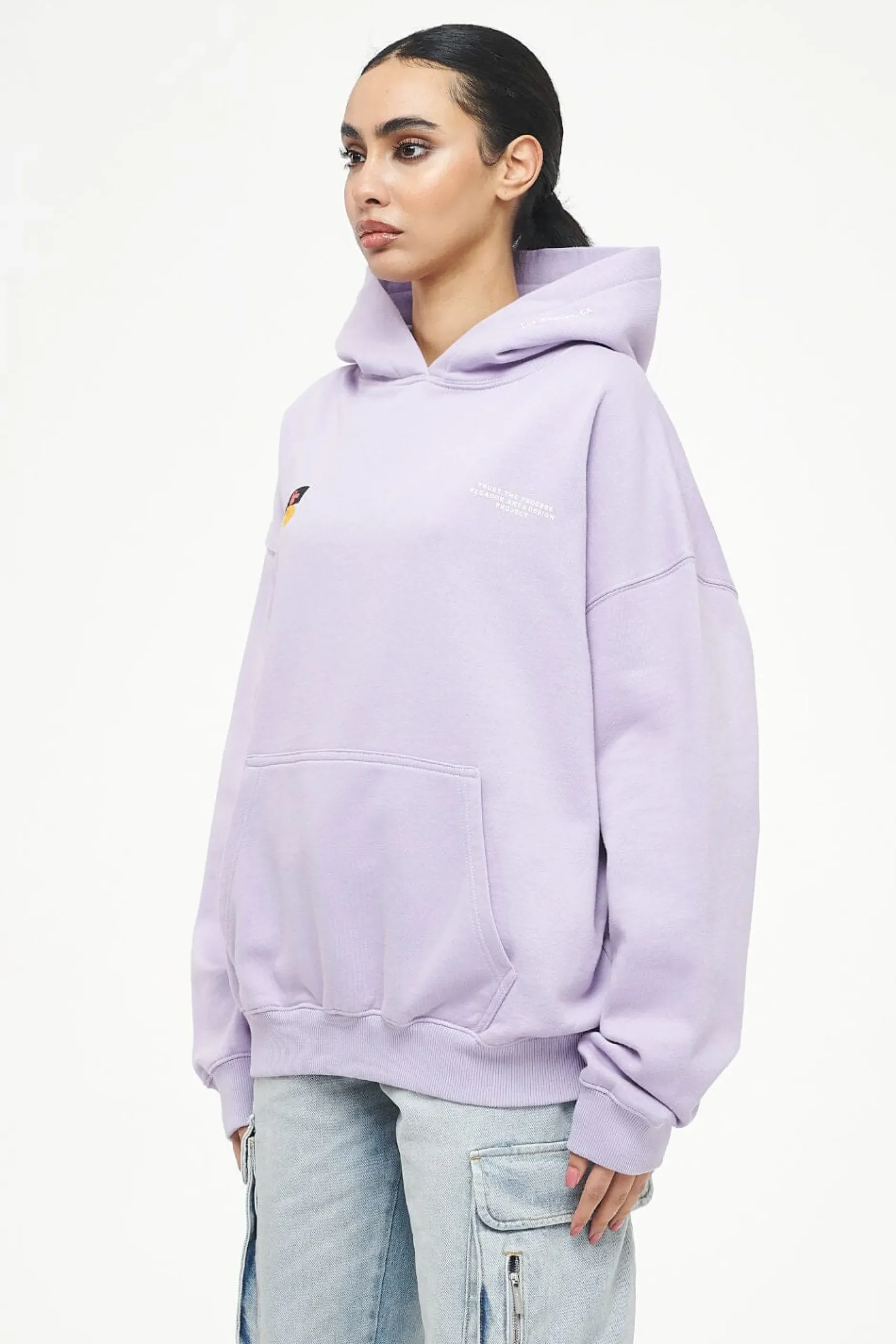 Pegador Hoodies|Mace Oversized Hoodie Vintage Washed Purple Paste