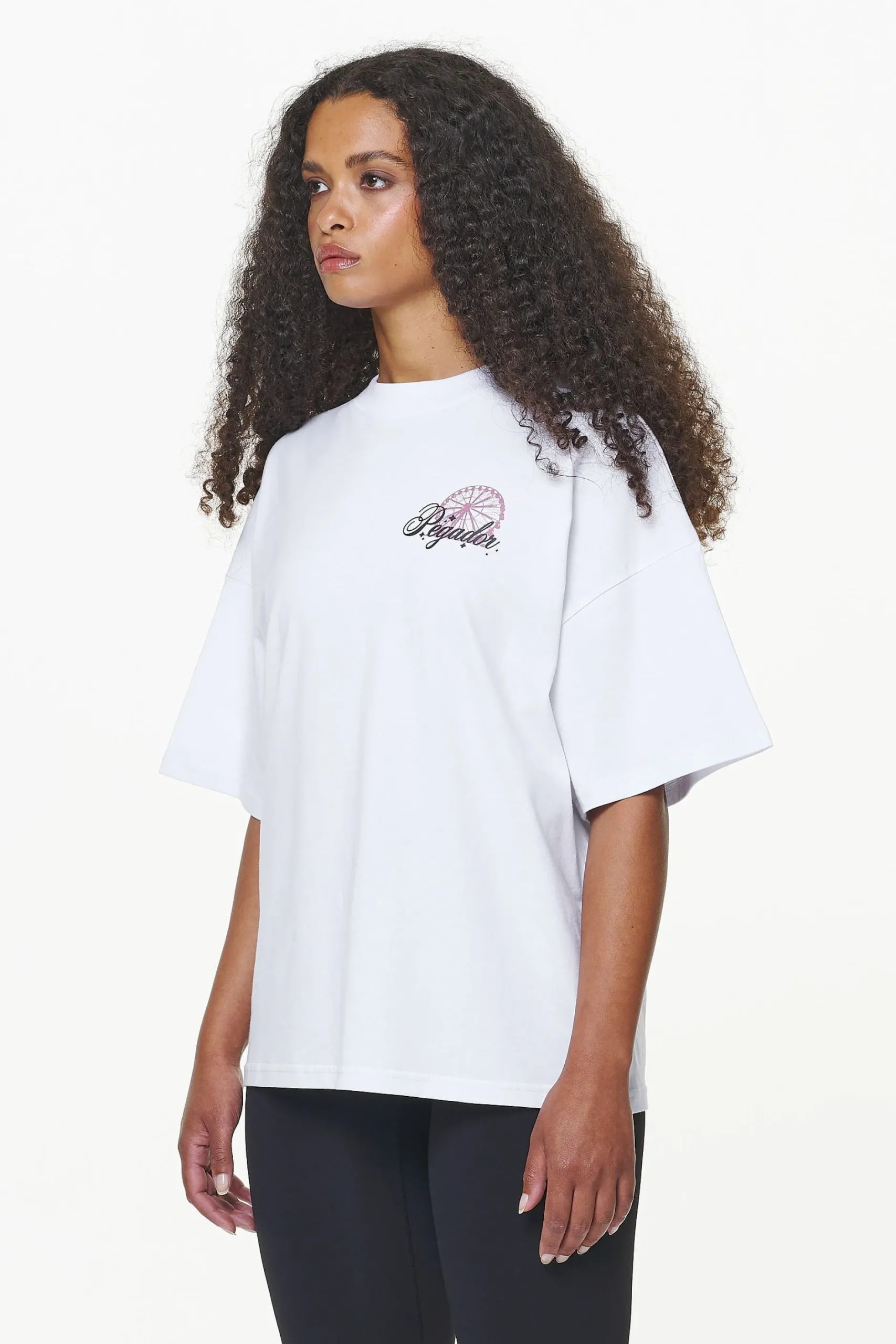 Pegador Tees|Mall Heavy Oversized Tee White