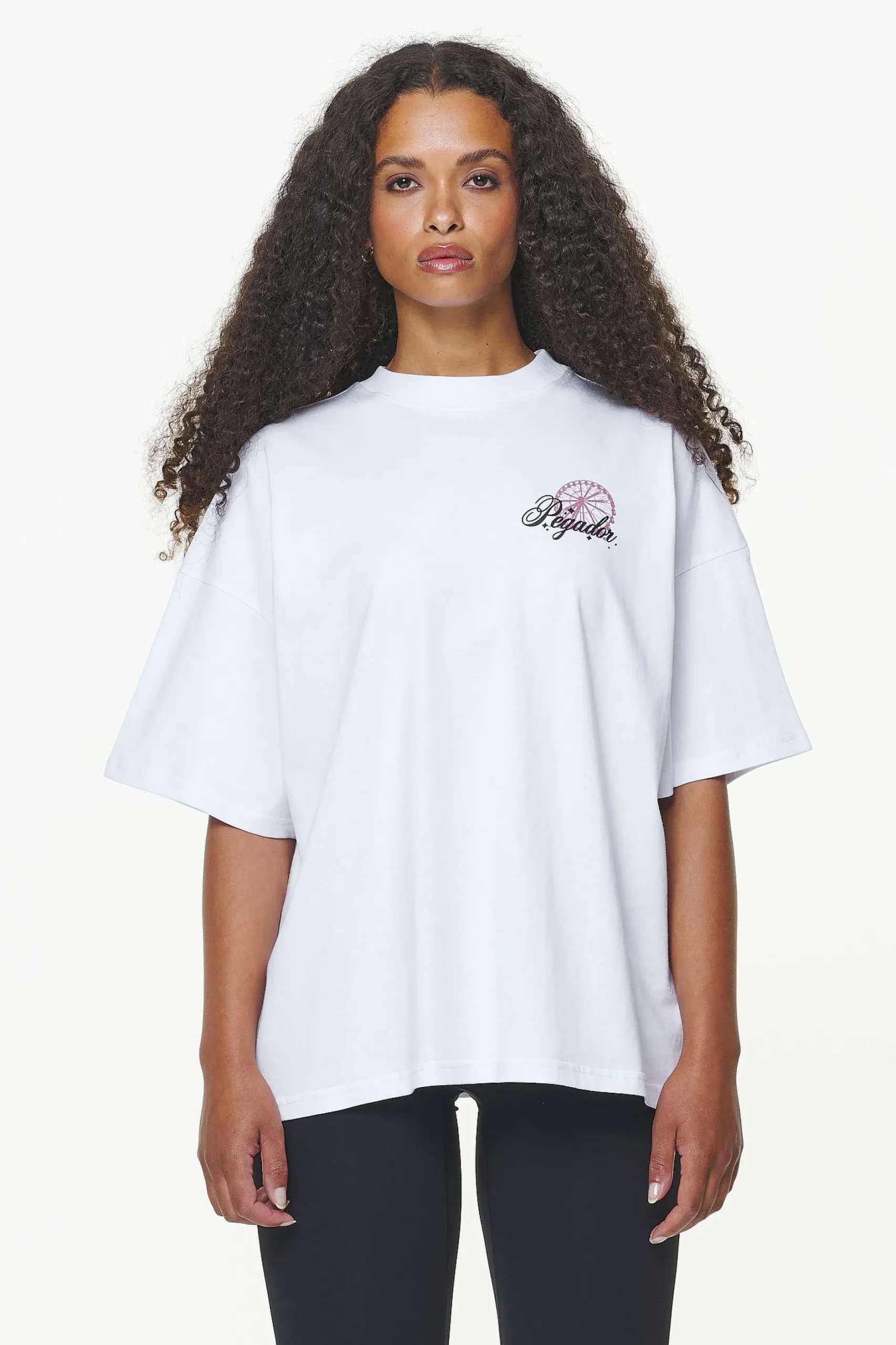 Pegador Tees|Mall Heavy Oversized Tee White