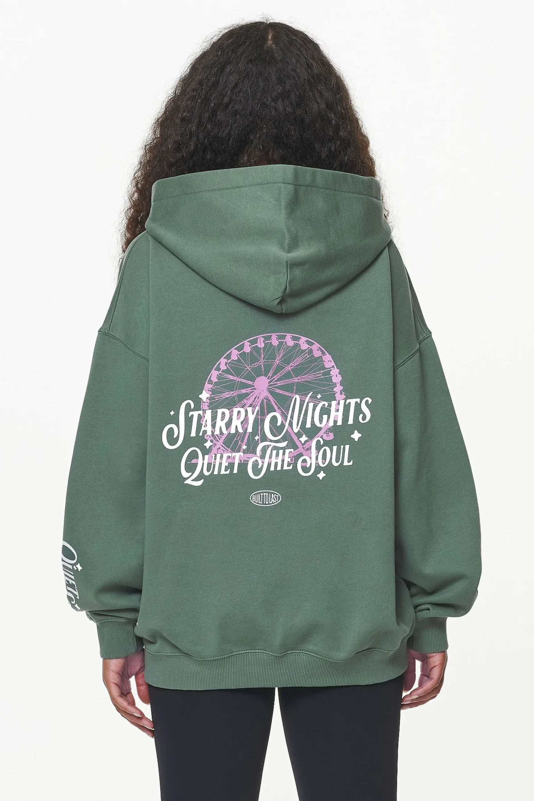 Pegador Hoodies|Mall Oversized Hoodie Vintage Washed Garden Green