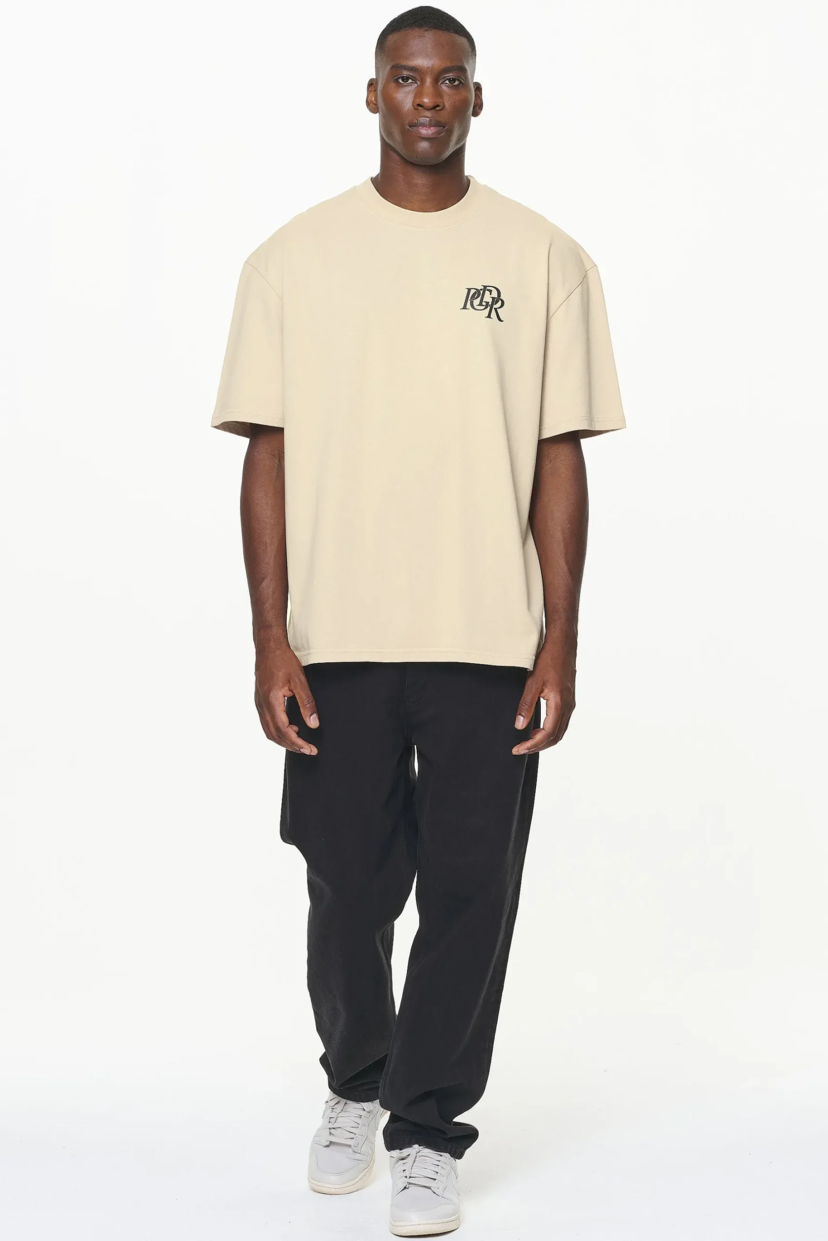 Pegador Tees|Marcer Oversized Tee Vintage Washed Kingdom Beige