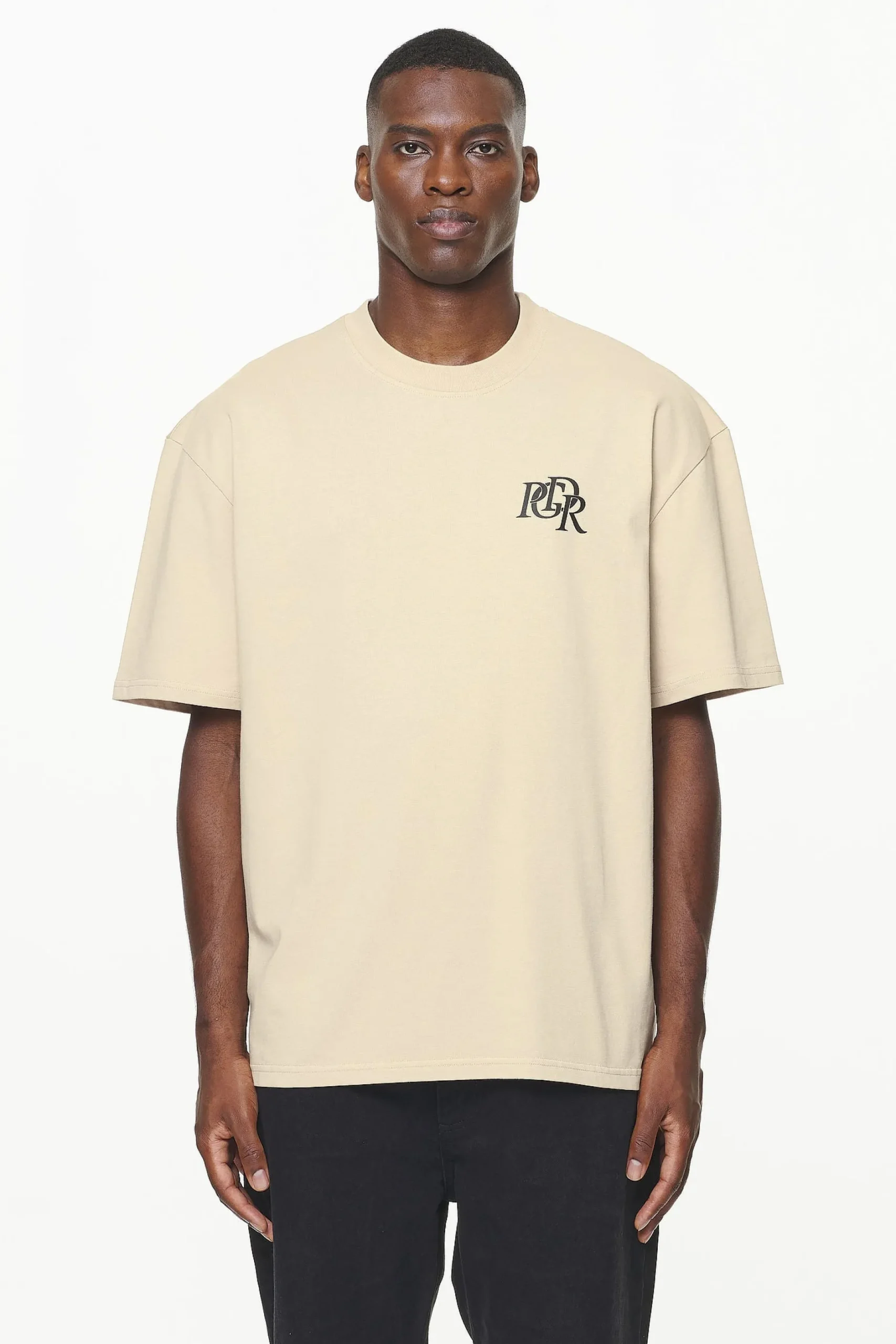 Pegador Tees|Marcer Oversized Tee Vintage Washed Kingdom Beige