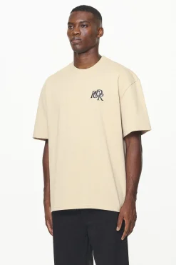 Pegador Tees|Marcer Oversized Tee Vintage Washed Kingdom Beige