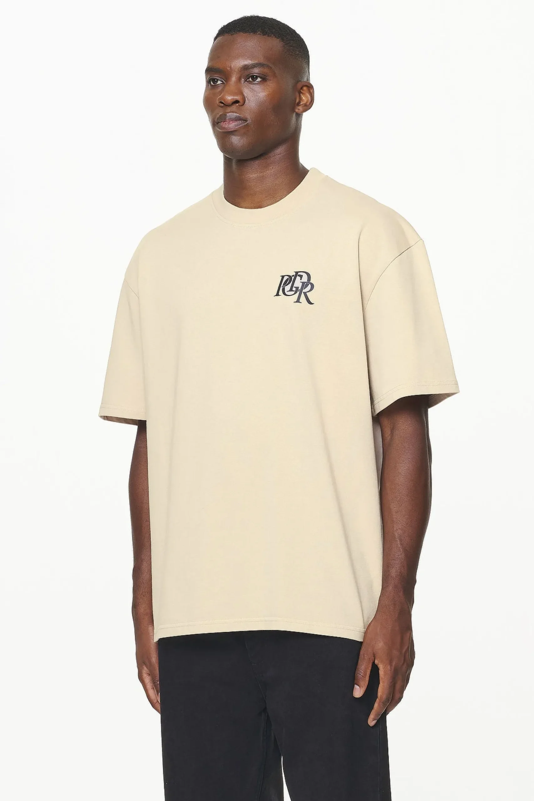 Pegador Tees|Marcer Oversized Tee Vintage Washed Kingdom Beige