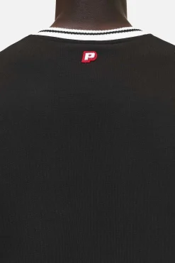 Pegador Sweaters|Marcy Oversized Sweat Vest Washed Black
