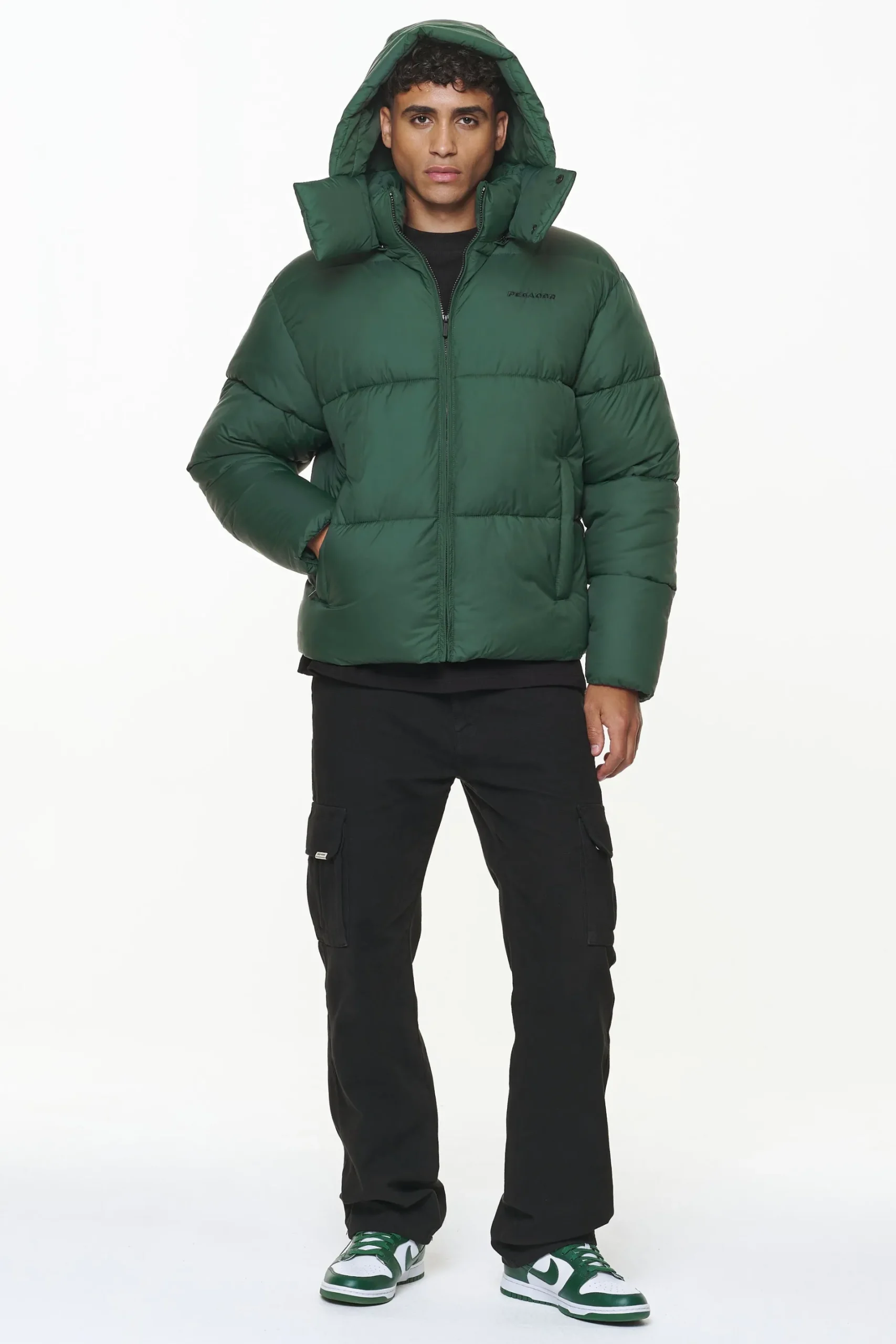 Pegador Jackets|Margo Puffer Jacket British Green