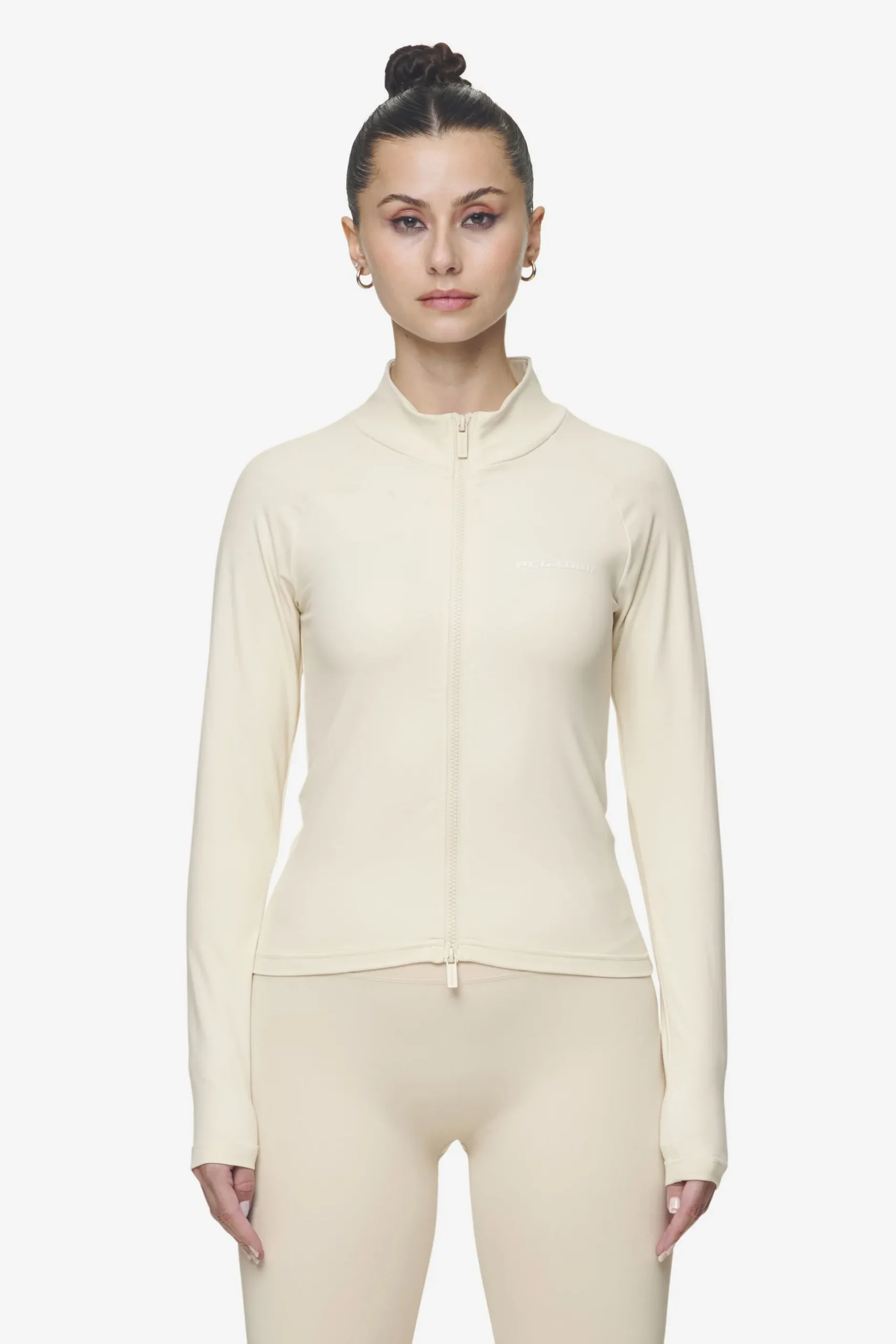 Pegador Longsleeves|Maria Zip Longsleeve Coast sand