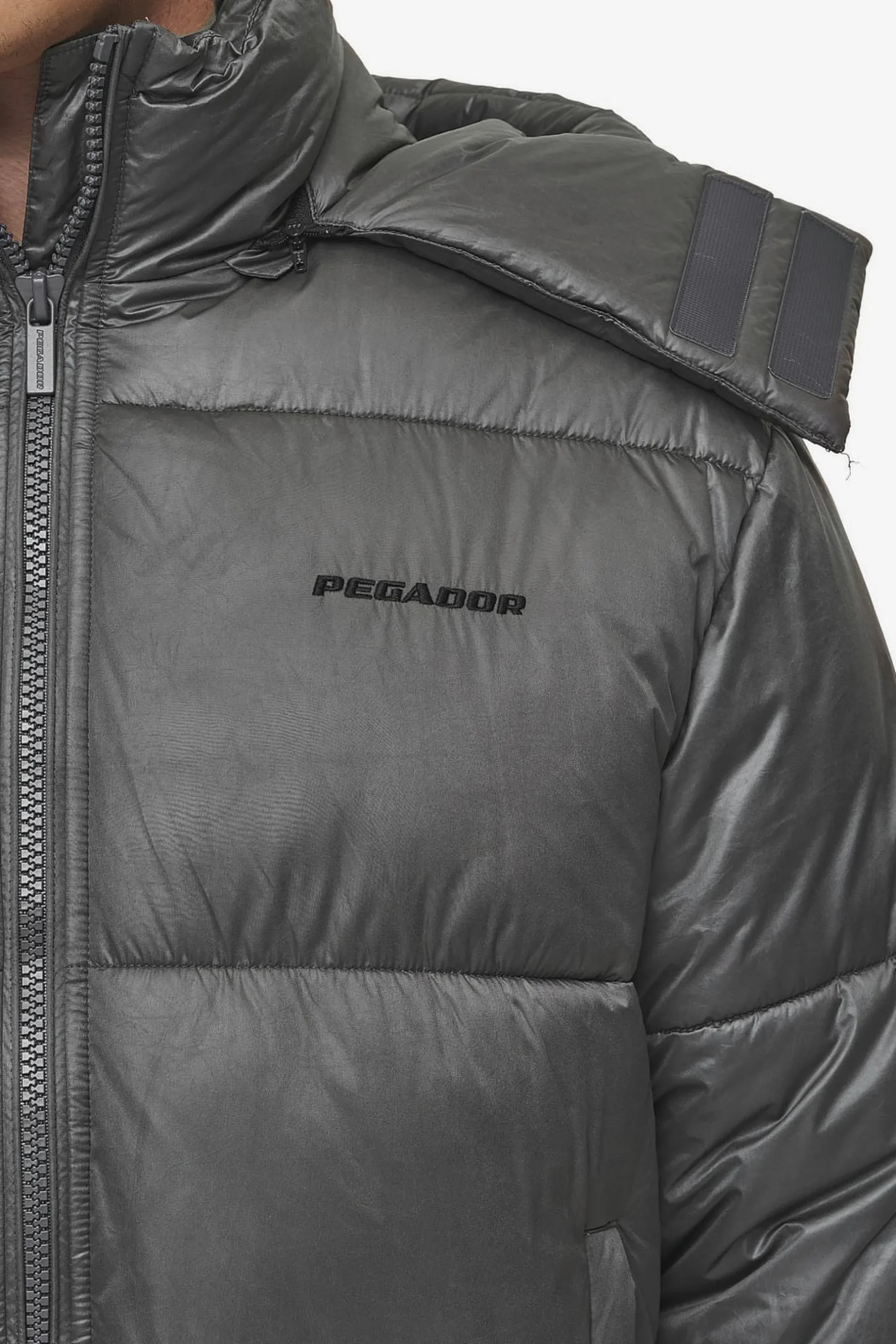 Pegador Jackets|Marten Vintage Puffer Jacket Anthracite