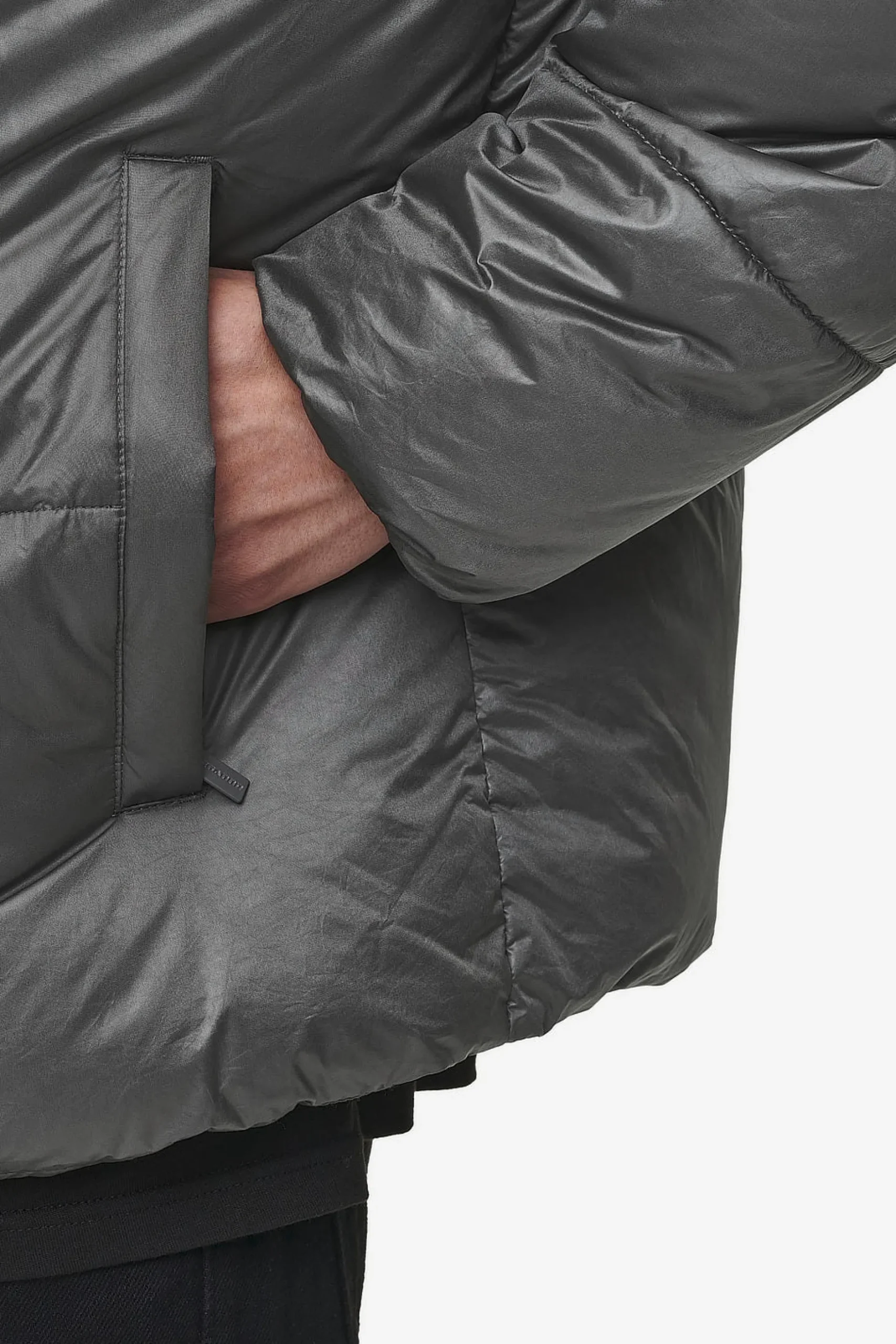 Pegador Jackets|Marten Vintage Puffer Jacket Anthracite