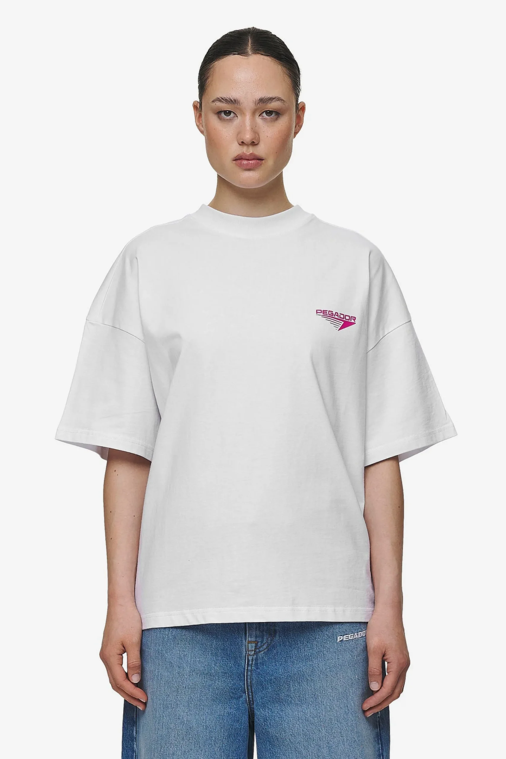 Pegador Tees|Mei Heavy Oversized Tee White