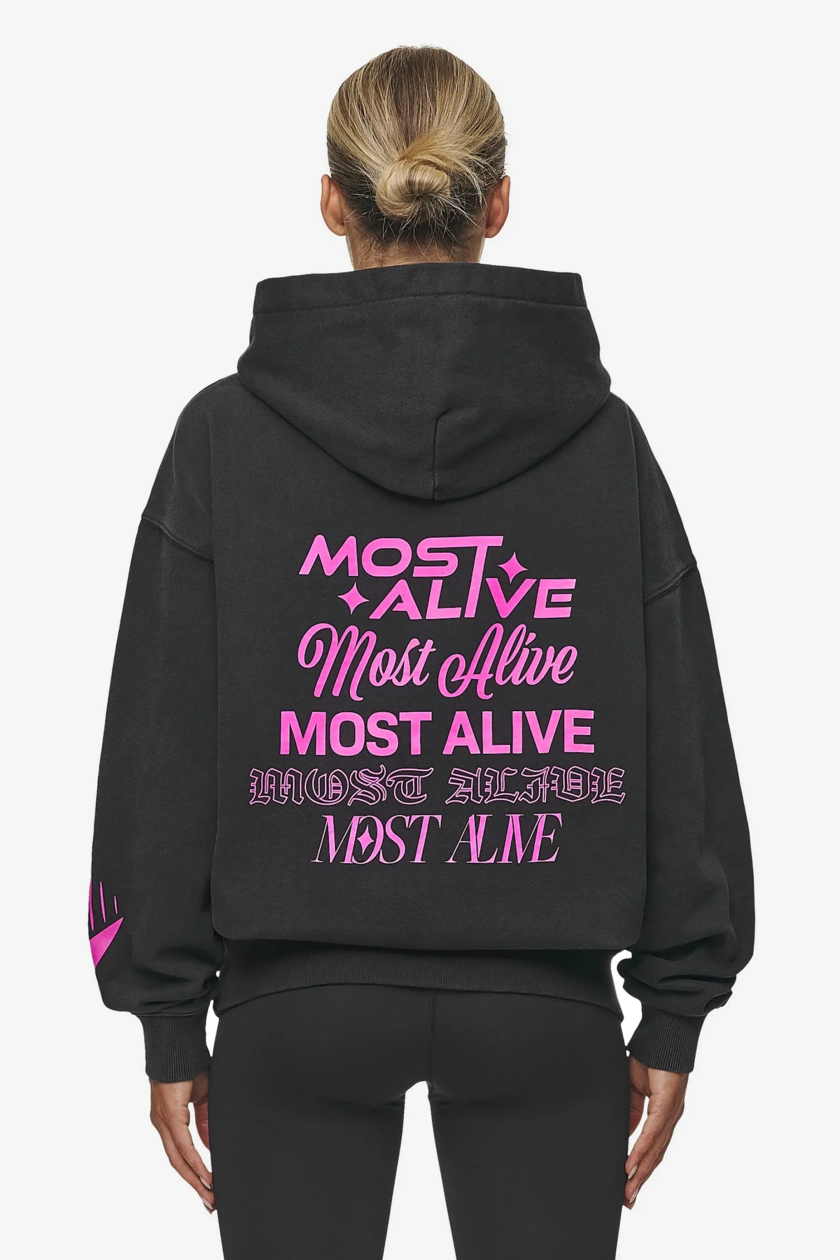 Pegador Hoodies|Mei Oversized Hoodie Vintage Black