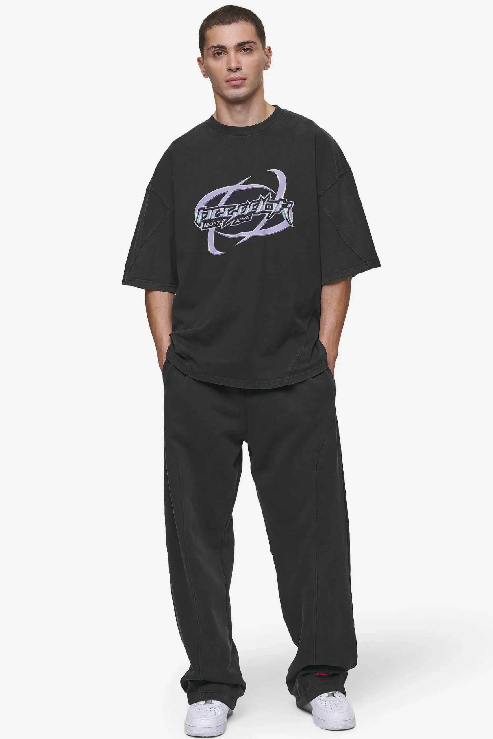 Pegador Tees|Mill Boxy Tee Vintage Black