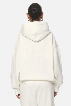 Pegador Hoodies|Mina Oversized Hoodie Washed Coconut Milk