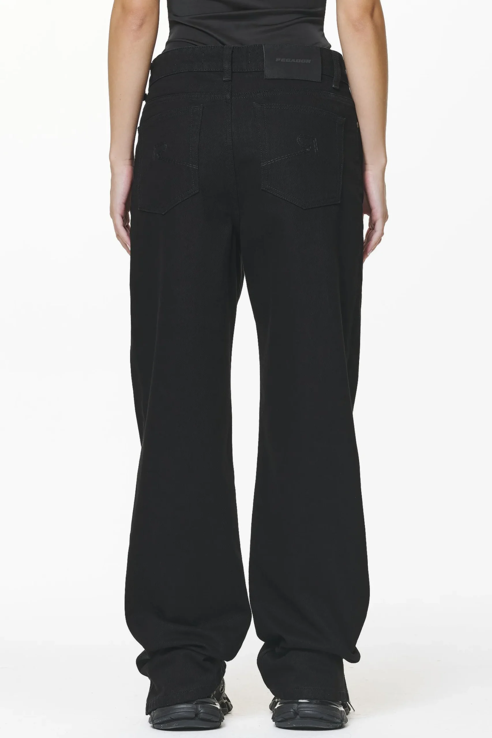Pegador Jeans|Moi Wide Jeans Black