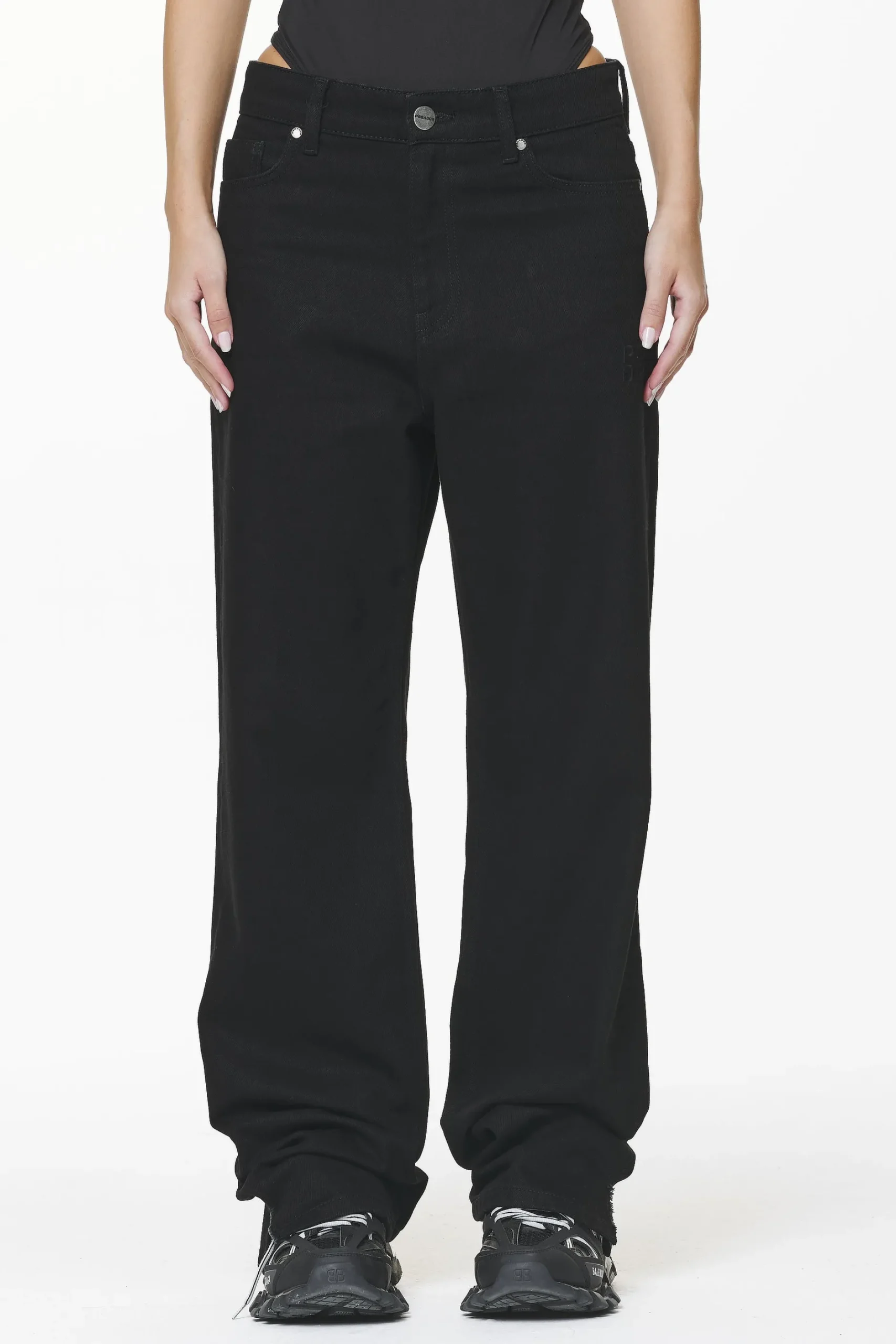Pegador Jeans|Moi Wide Jeans Black