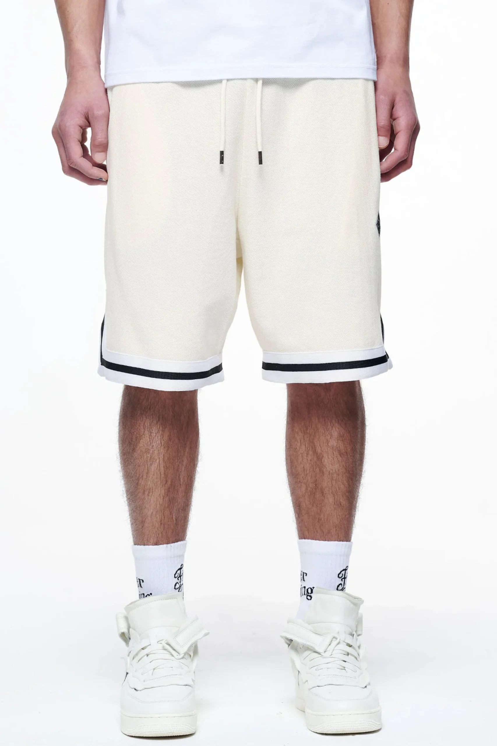 Pegador Shorts|Moir Pique Shorts Unbleached