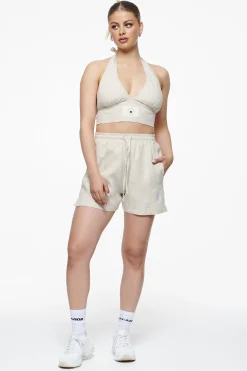 Pegador Tops|Molli Canvas Neckholder Top Unbleached