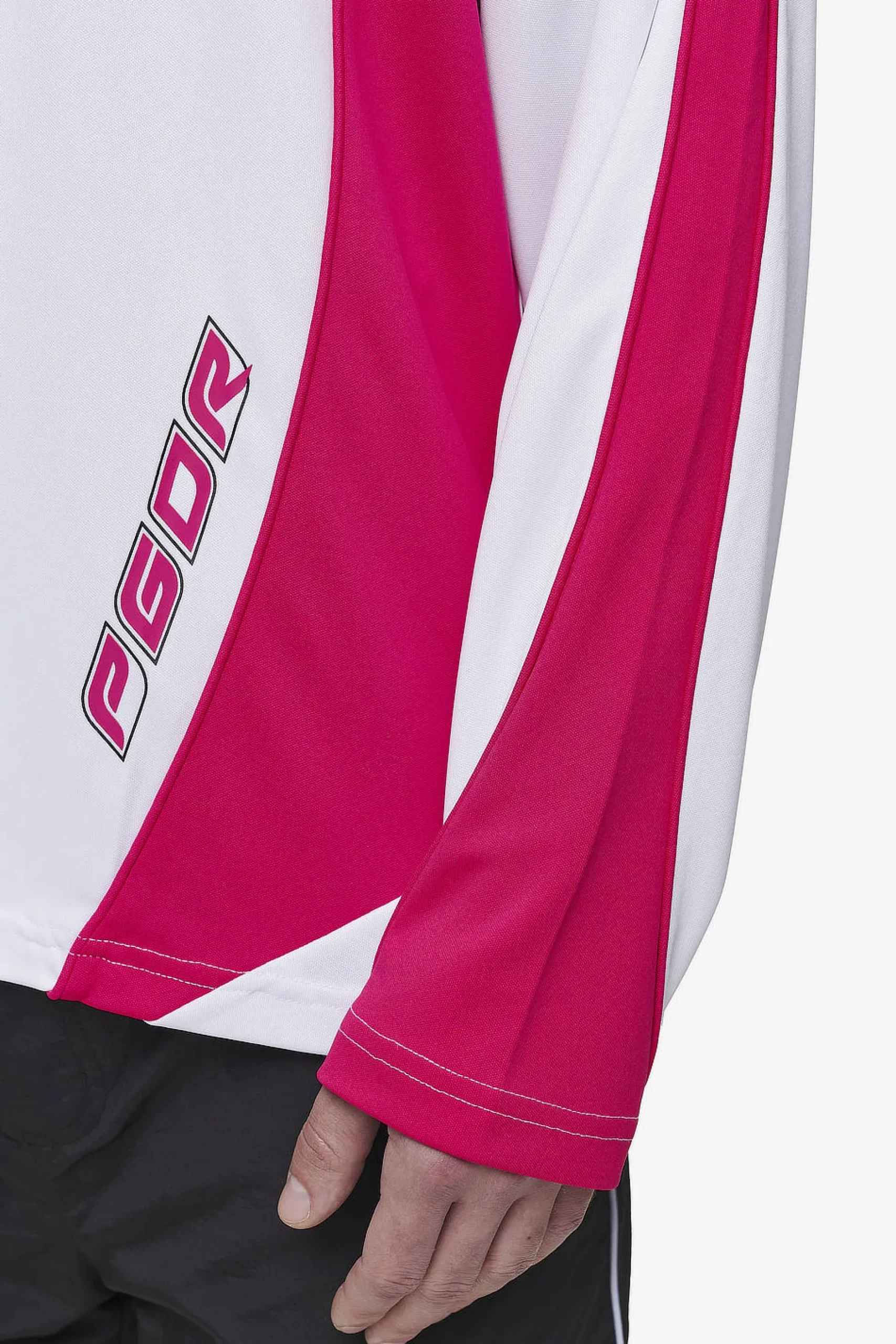 Pegador Longsleeves|Mosco Longsleeve Jersey White Virtual Pink