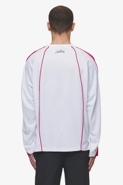 Pegador Longsleeves|Mosco Longsleeve Jersey White Virtual Pink