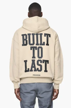 Pegador Hoodies|Mouncy Oversized Hoodie Vintage Washed Kingdom Beige