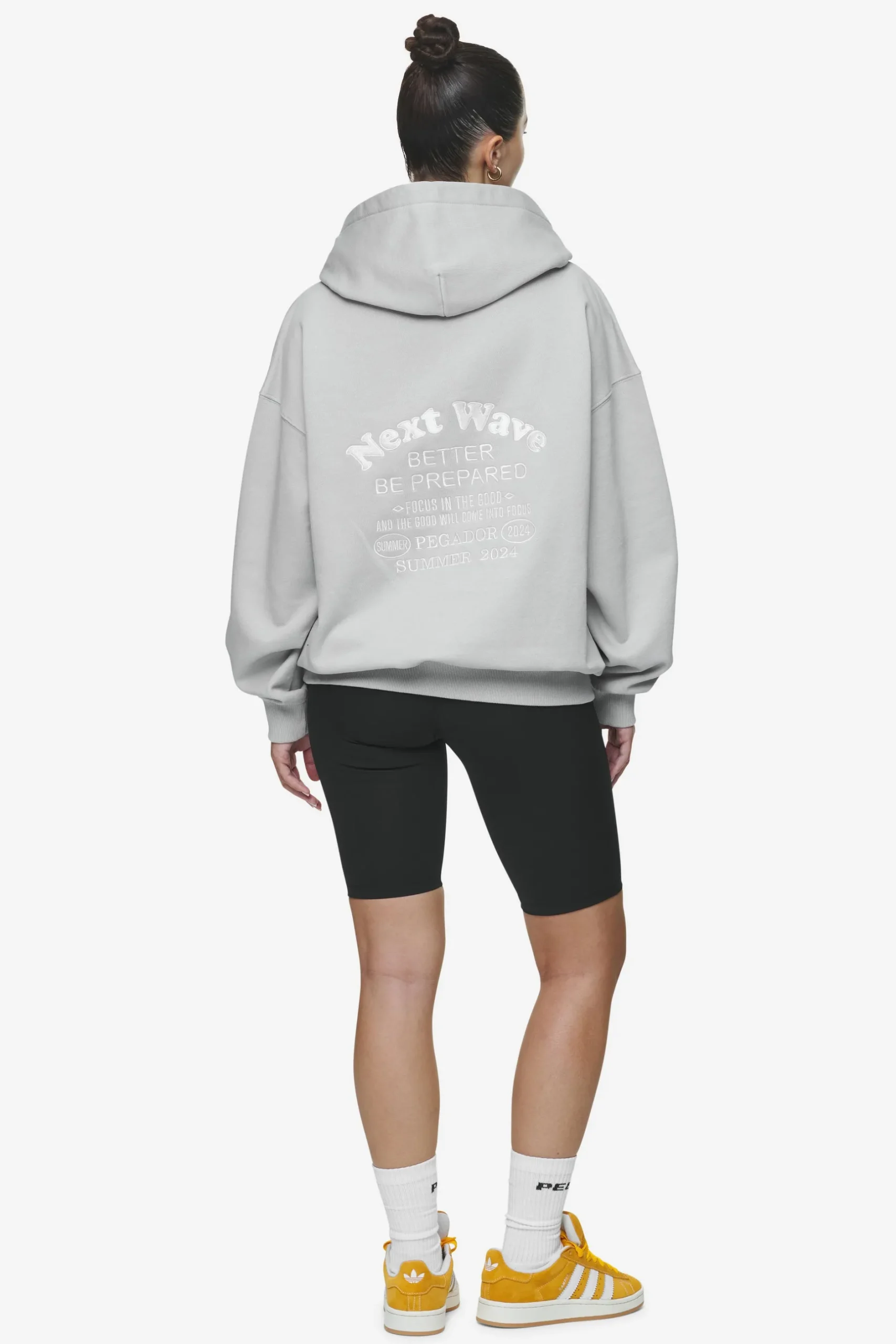 Pegador Hoodies|Naia Oversized Hoodie Washed Sky Grey