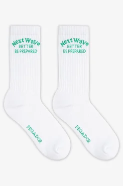 Pegador Socks|Socks|Naia Socks White Peppermint Green