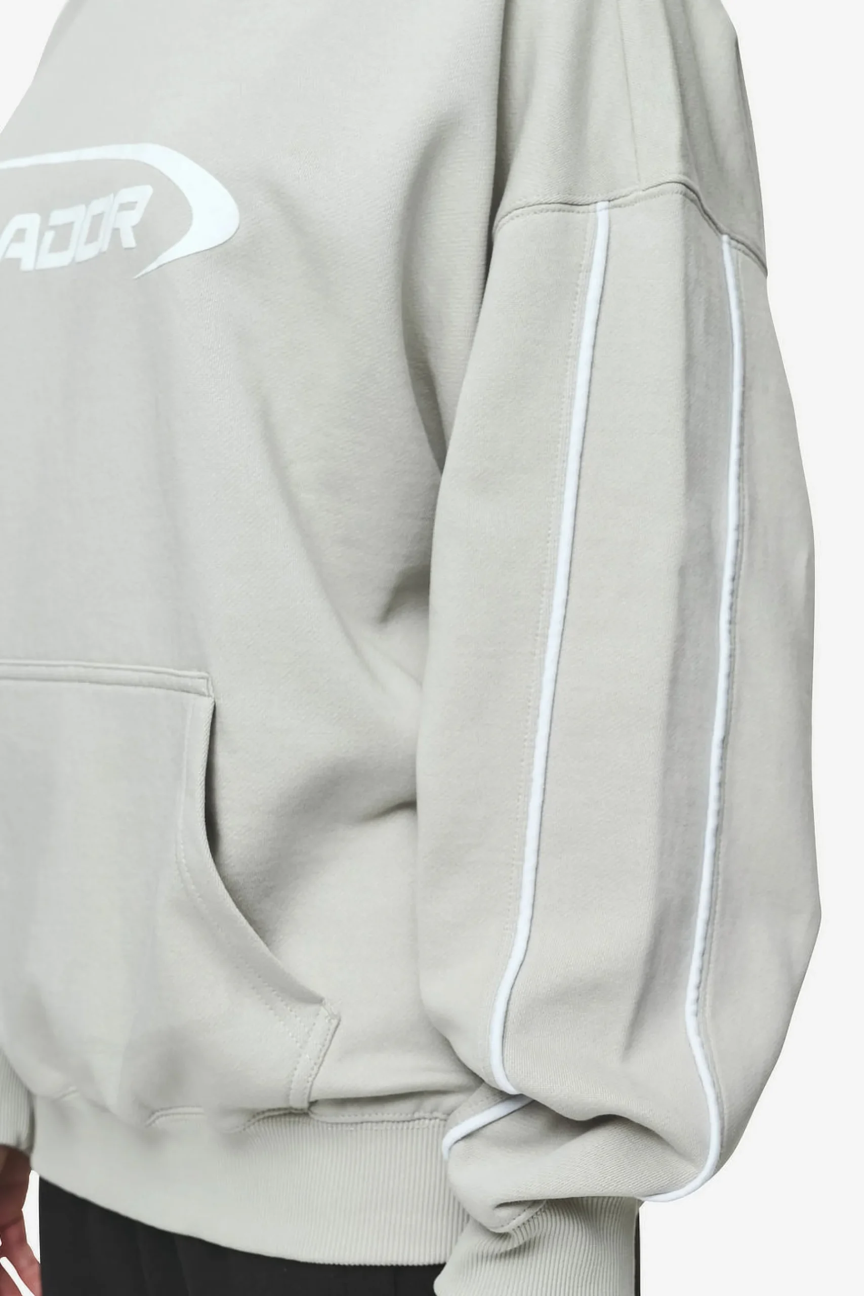 Pegador Hoodies|Naomi Oversized Hoodie Washed Moon Grey
