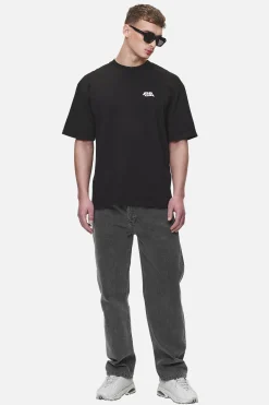 Pegador Tees|Narson Oversized Tee Washed Black