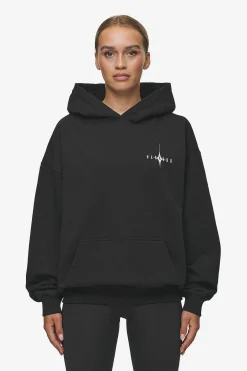 Pegador Hoodies|Nena Oversized Hoodie Washed Black