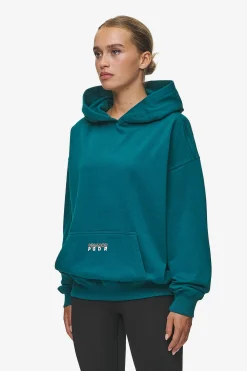 Pegador Hoodies|Nisa Oversized Hoodie Washed Urban Turquoise