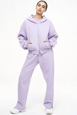 Pegador Pants|Olvera Straight Sweat Pants Vintage Washed Purple Paste